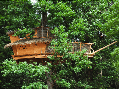 Cabane des moussaillons (3 à 5 pers) à partir de 195 €